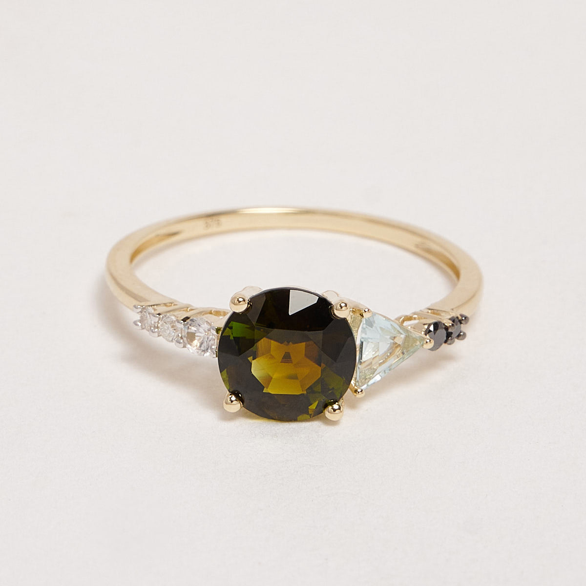 Yellow gold gemstone deals rings