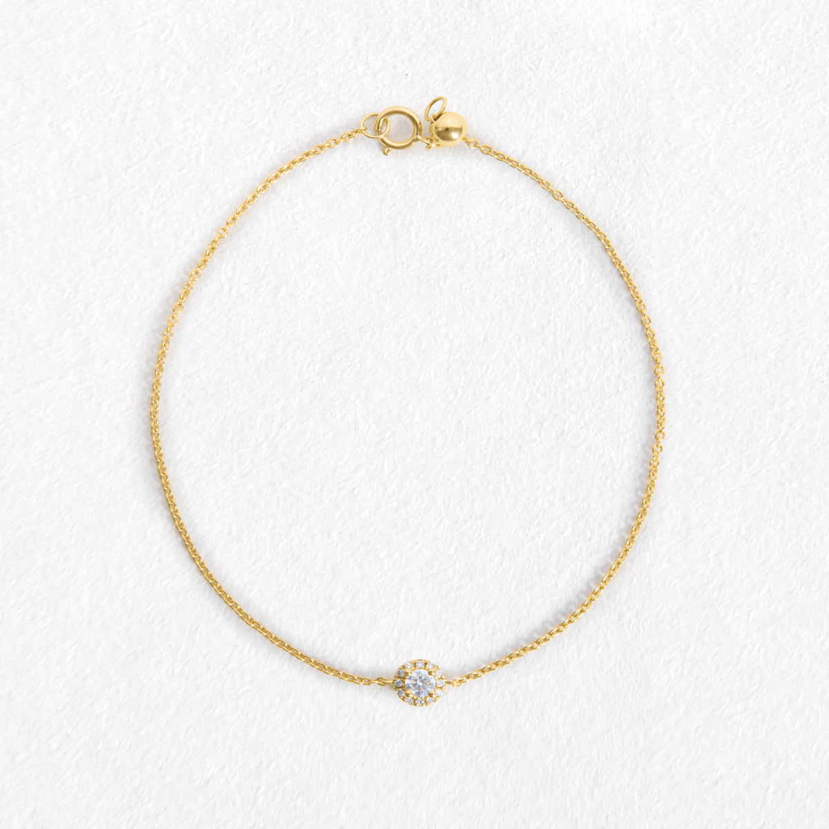 Nora 9ct Yellow Gold Diamond Bracelet