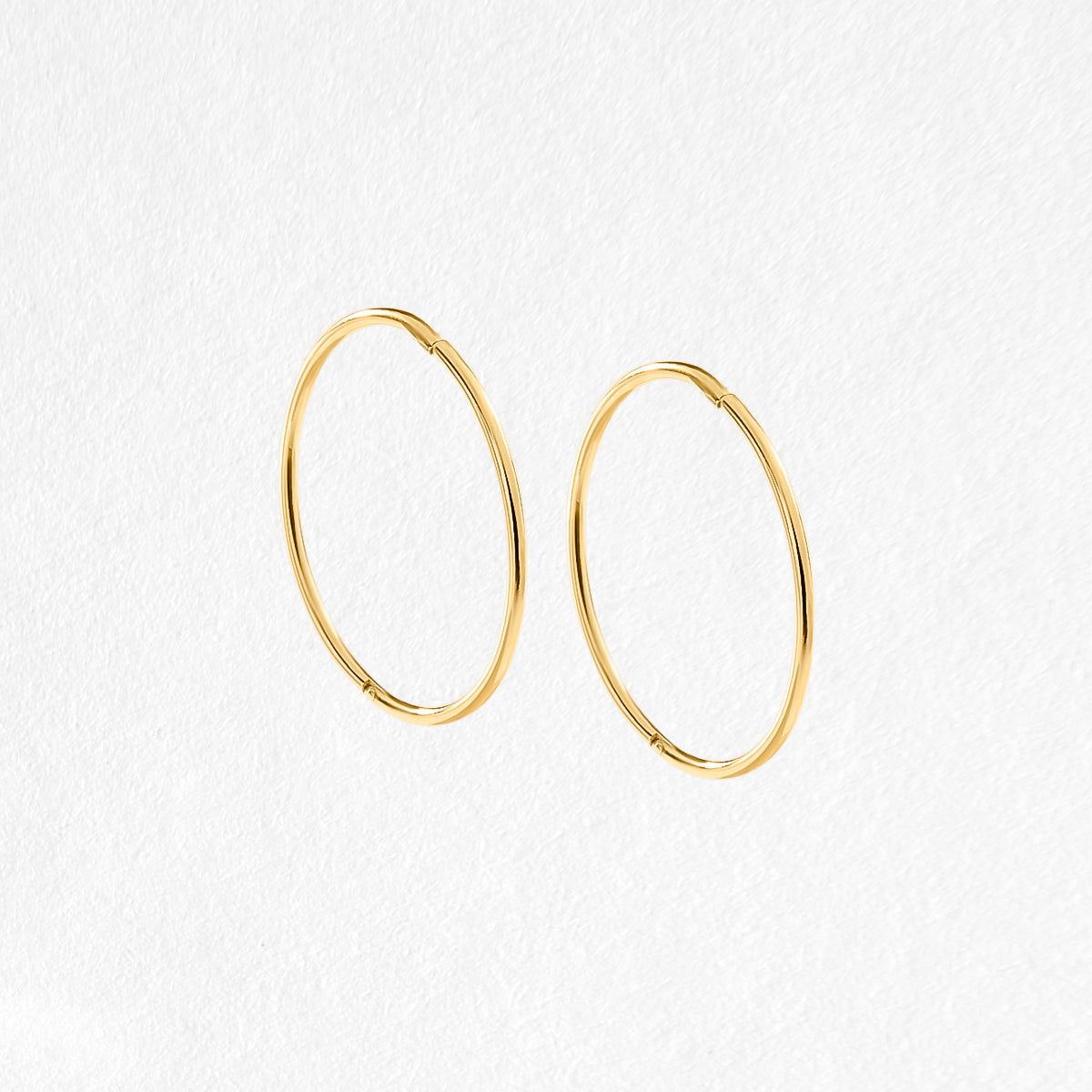 Rimba 9ct Yellow Gold 20mm Sleepers